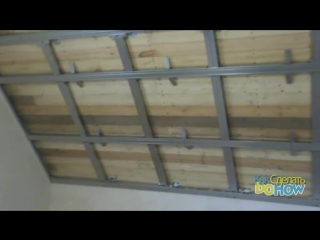 do-it-yourself plasterboard ceiling